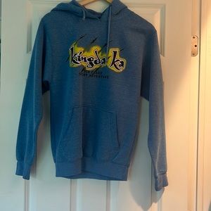 Blue Kingda Ka Six Flags Great Adventure Hoodie Size Small